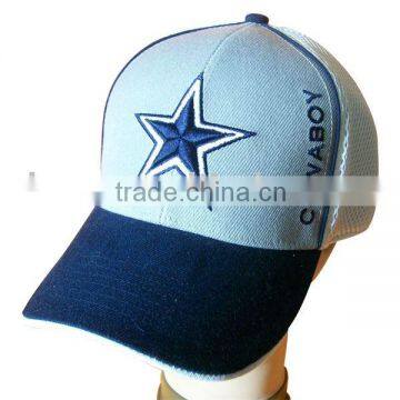 embroidery 100% cotton mesh cap, baseball cap, cap, hat, fashion cap