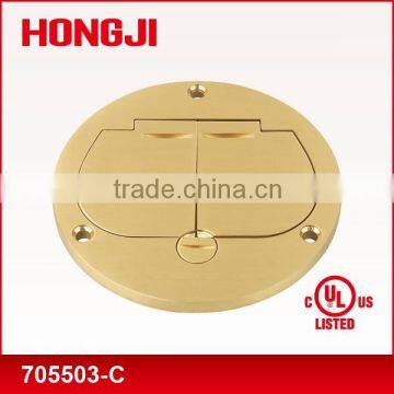 brass floor box floor cover floor plate duplex fringe cover