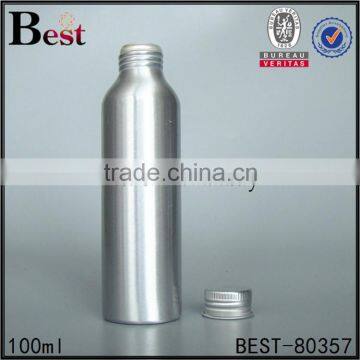 100ml cylinder screw cap aluminum cosmetic bottle wholesale