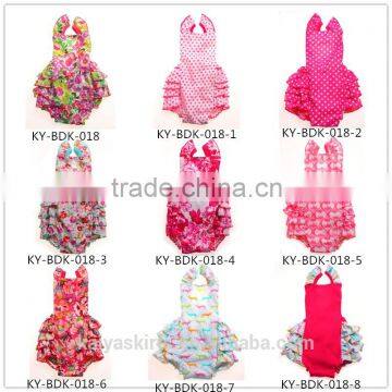 Different fashionable baby wholesale party frock design ruffle dress pattern elegant new born rompers 2016