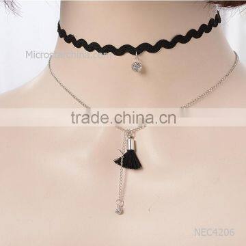 2016 IN STOCK Woman Hot Sexy Black Fancy Lace Necklace Wholesale Quality Choice photo-6