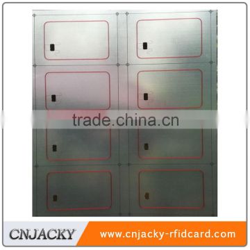 RFID smart card 125khz TK4100 inlay and 13.56mhz MF F08 inlay