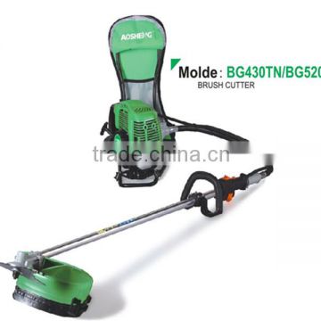 New Design 42.7 /51.7cc 2-stroke gasoline Backpack brush cutter TN43 /TN52 Grass Trimmer