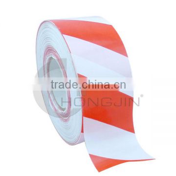 Red and White Retractable Warning Barrier Tape for Police