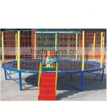 jump kids trampoline, ZY-TR491	colored bungee trampoline sale for kids