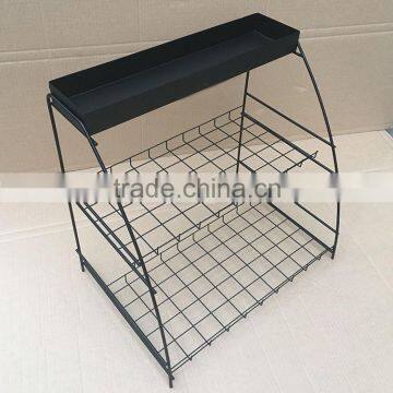New Arrival High Quality Customized Wire Desk Tea Box Rack photo-5