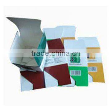 Foldable paper food packaging box