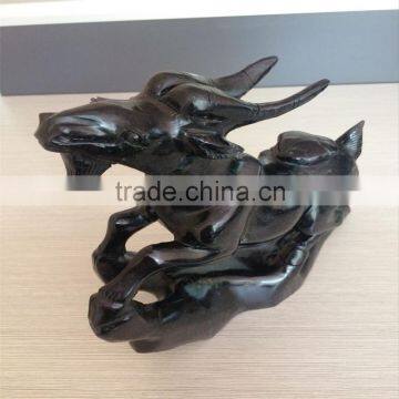 Obsidian Sheep Figurine Chinese Zodiac Animal Carvings photo-5