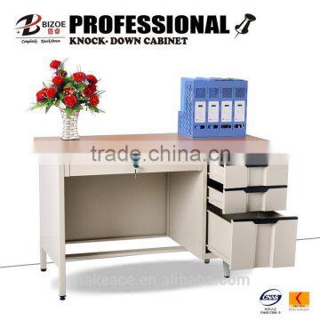 High Quality Standard Four Drawers Office Table With Lock photo-3