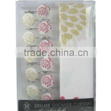 Eco-friendly and Rainbowl Bath PEVA Shower Curtain photo-2