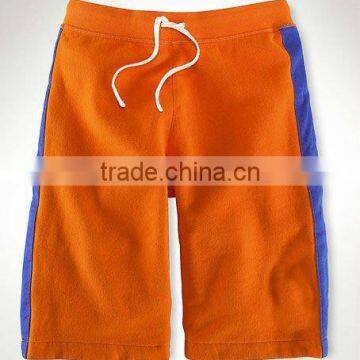 men's orange active short