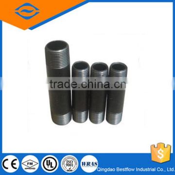 A105 carbon steel bsp thread pipe nipple