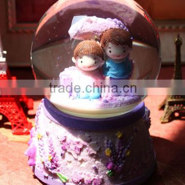 Wholesale Crystal Ball Music Box For Souvenirs