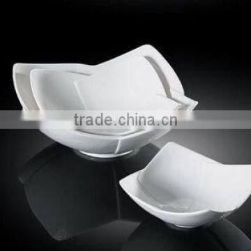 H5934 high white oem odm customer design unique porcelain bowls