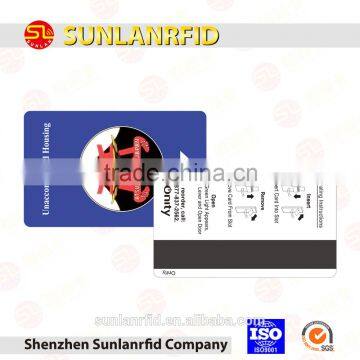 Contactless UHF Key Card Hotel Card wtih Magnetic Strip