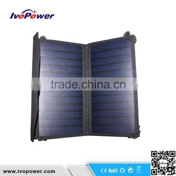 Ivopower Free Sample Foldable Portable 13W Solar Phone Charger