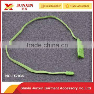 Plastic hang tag cord OEM hangtag seal cord for garment