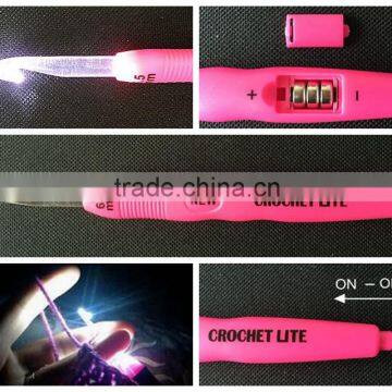 Crochet Lite Crochet Hooks, Size K/6.5mm, Rosy photo-2