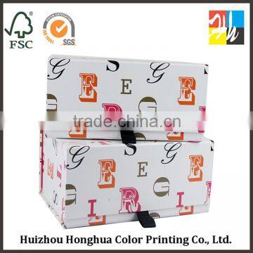 Gift Box Manufacturer Cardboard Foldable Storage Box White Gift Box Paper Decorative Letter Box