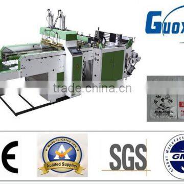 High speed 300 pcs/min polythene plastic bag making machine