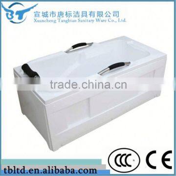 Factory made directly whirlpool acrylic freestanding massage bathtub modern freestanding bathtubs