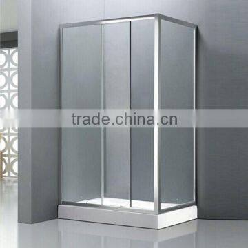 3 panel sliding shower door TB-T3310 simple glass cheap 3-door sliding shower enclosure 3 panel sliding shower door