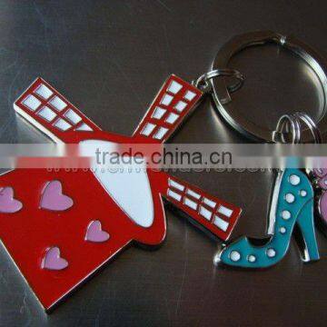 Best selling 3d metal keychain