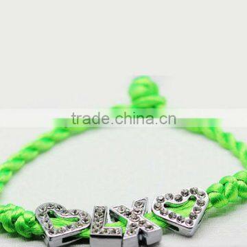 DIY braided bracelet silk cord bracelet(ZCB1038)