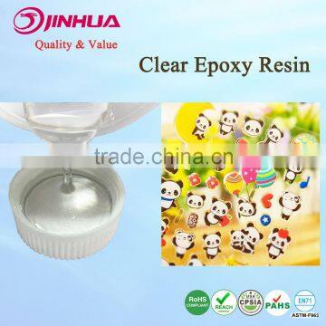 No Yellowing / clear Epoxy Resin for DIY Cartoon Sticky Paper /Tag Sticker