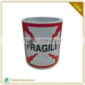 Breakable Eggshell Fragile Dangerous Warning Stickers Sticker Printing