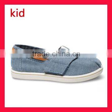 fashion design canvas children shoe casual shoe for kids