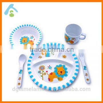 melamine cutlery dinner set for kids,set of 5