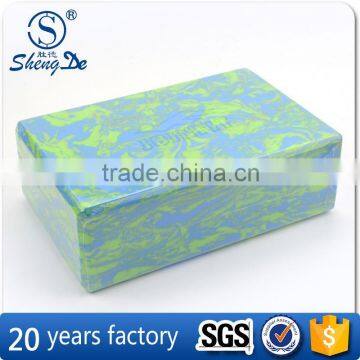 "2015 yoga block exercises, 3"" x 6"" x 9"" foam yoga block, top selling durable yoga block"