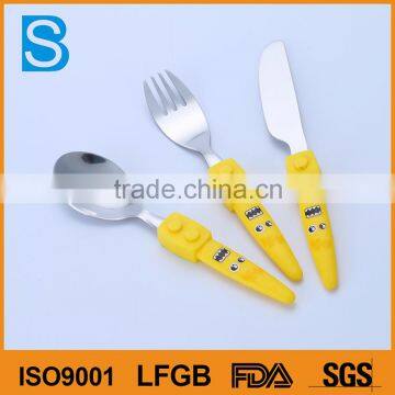 Adorable Children's Cartoon Fork Knife and Spoon , China Cutlery Set photo-3