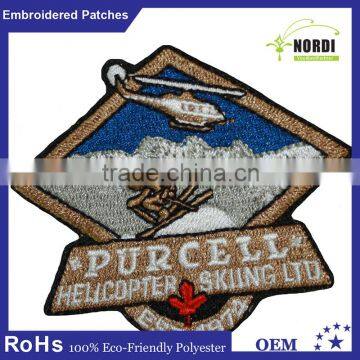 hot sale backing wholesale embroidered patches for garment no minimum