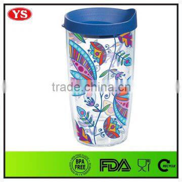 16oz Bpa Free Insulated Double Wall Insert Plastic Coffee Mug