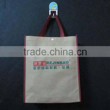 Button fix recycle promotion shopping bag