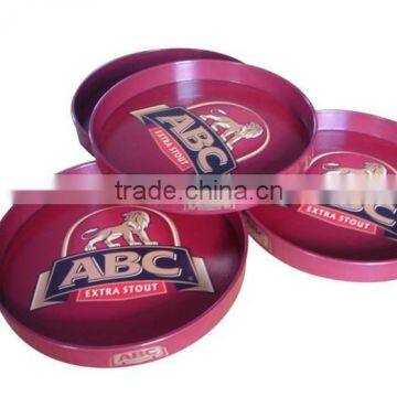 LB 9012 Round plastic drink holder tray