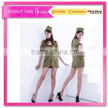 CSW5021 best seller sexy soldier military uniform for women