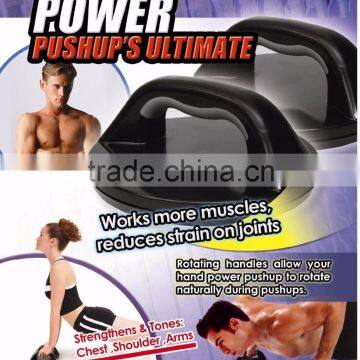 Power Push ups pro bar 360 degree rotation Push-ups stand High-carbon Steel Home Fitness Equipment
