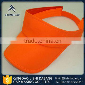 Excellent quality popular cotton custom fashion cheap short sun visor cap