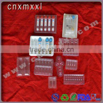 Hot selling ampoule plastic blister tray