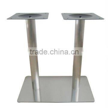 2 Columns Rectangular Stainless Steel Table Legs