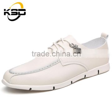 2016 new developed the popular fashion leisure breathable for men 's leather shoes