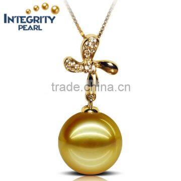 10mm AAA nice quality southsea pearl pendant