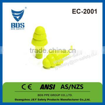 2015 Wholesale Christmas Industrial Machinery Noise Reduction Silicone earplugs