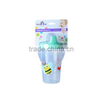 Baby Plastic Drinking Cup With Lid/cover and Handle photo-3