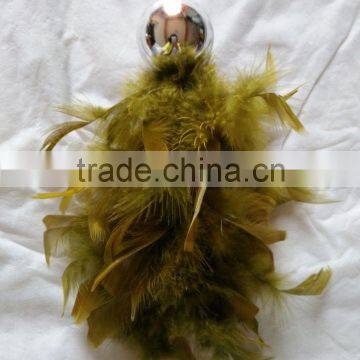 Chrismas decorative feather ball-17