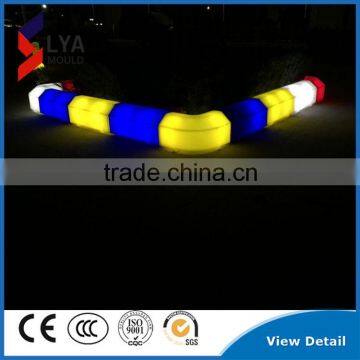 2016 manufactory road side pavement led light plastic curb stone, led Pavement Curbs