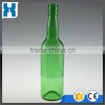 500ML EMPTY GREEN GLASS LIQUOR BOTTLE